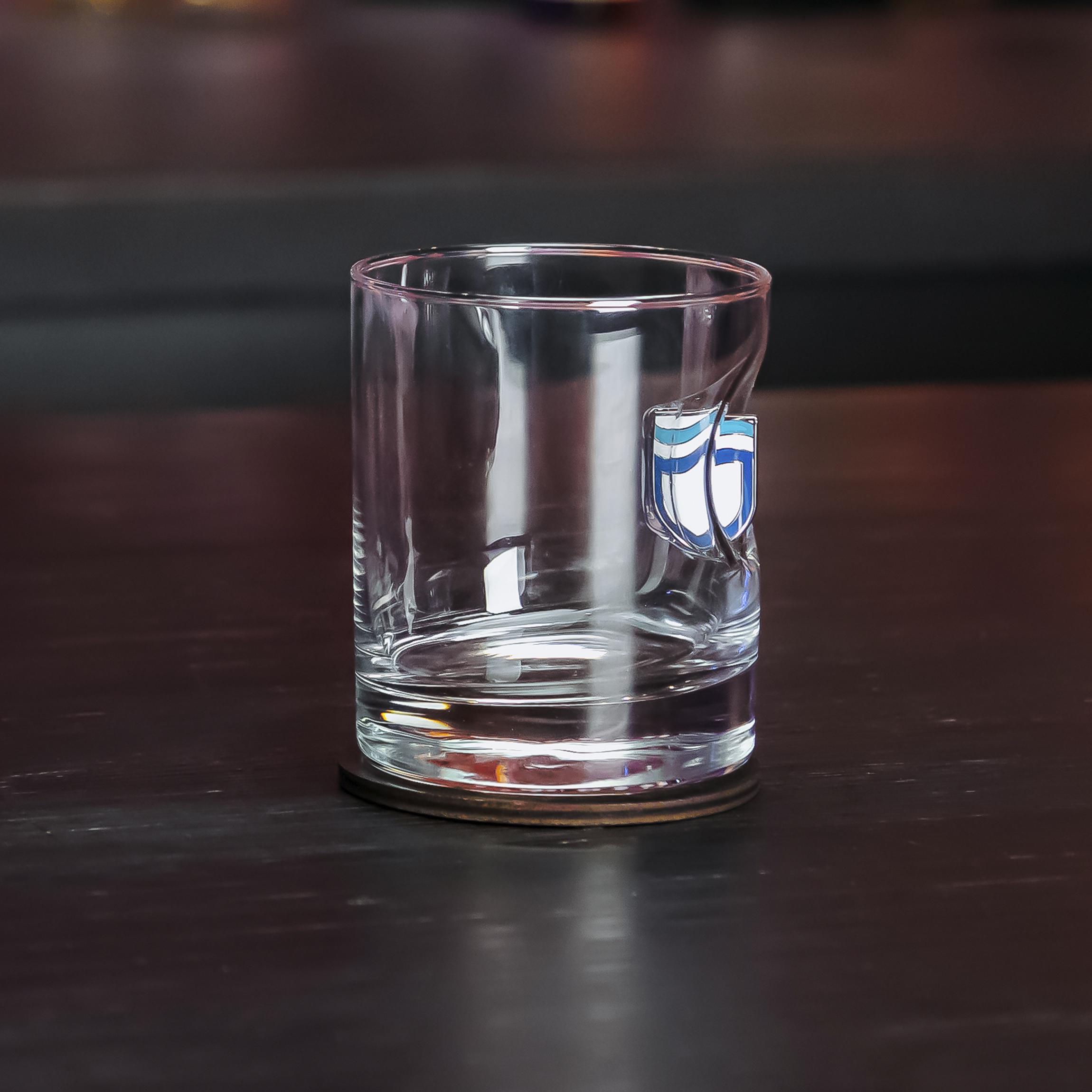 Стакан для виски VSKLO с логотипом Днепра 310 мл