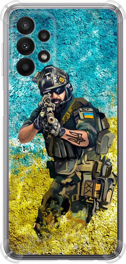 Чехол на Samsung Galaxy A23 A235F Воин ЗСУ (5311sp-2587-42517) Чехол на Samsung Galaxy A23 A235F Воин ЗСУ (5311sp-2587-42517)