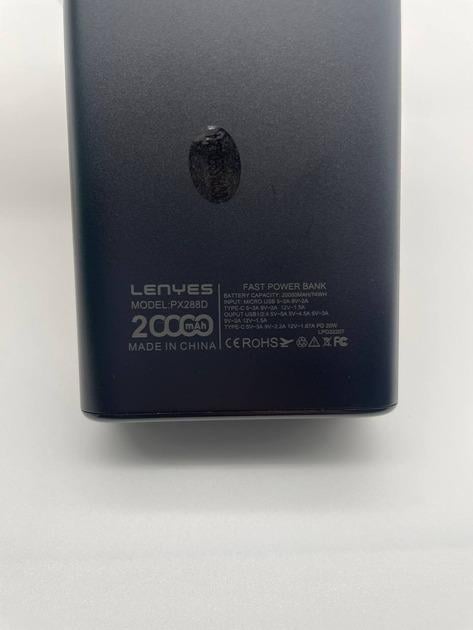 Повербанк LENYES PX288D Power Bank 20000 mAh із швидкою зарядкою - фото 5