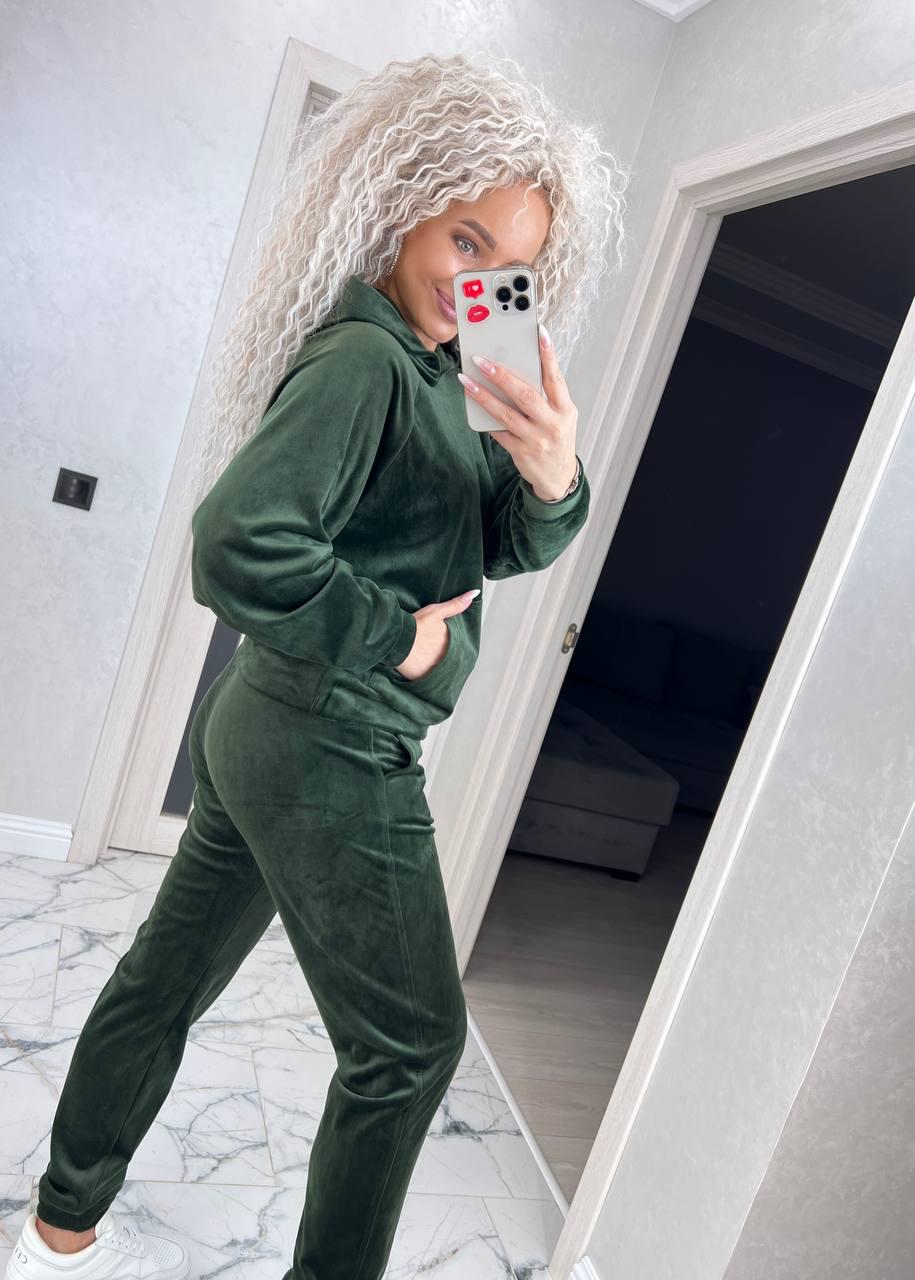 Костюм жіночий Лайза р. 48 Хакі (0202-ді) - фото 2