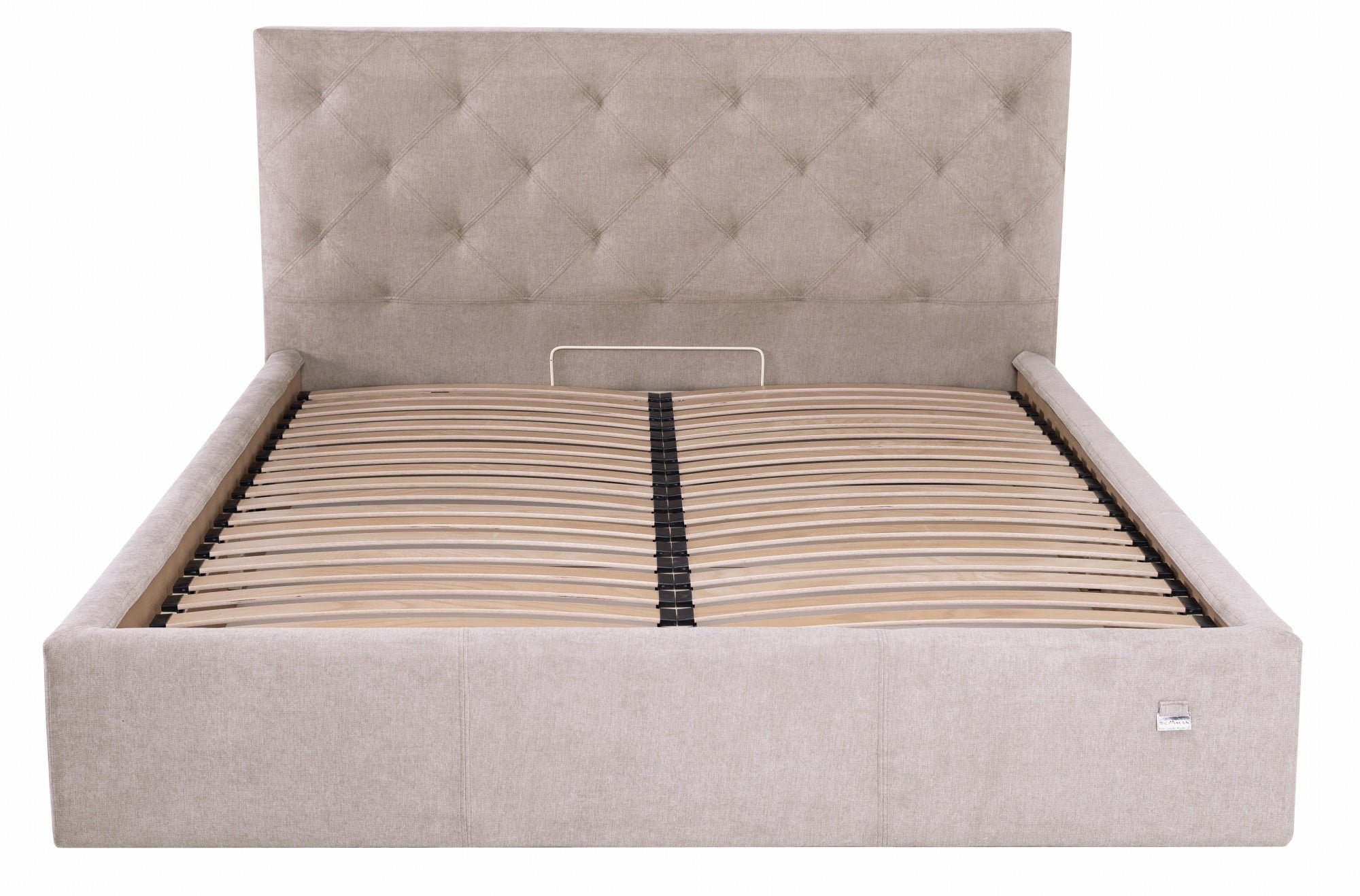 Кровать двуспальная Richman Бристоль Comfort Rosto 13 с подъемным механизмом и нишей для белья 160х200 см Бежевый (rich_bad0002)