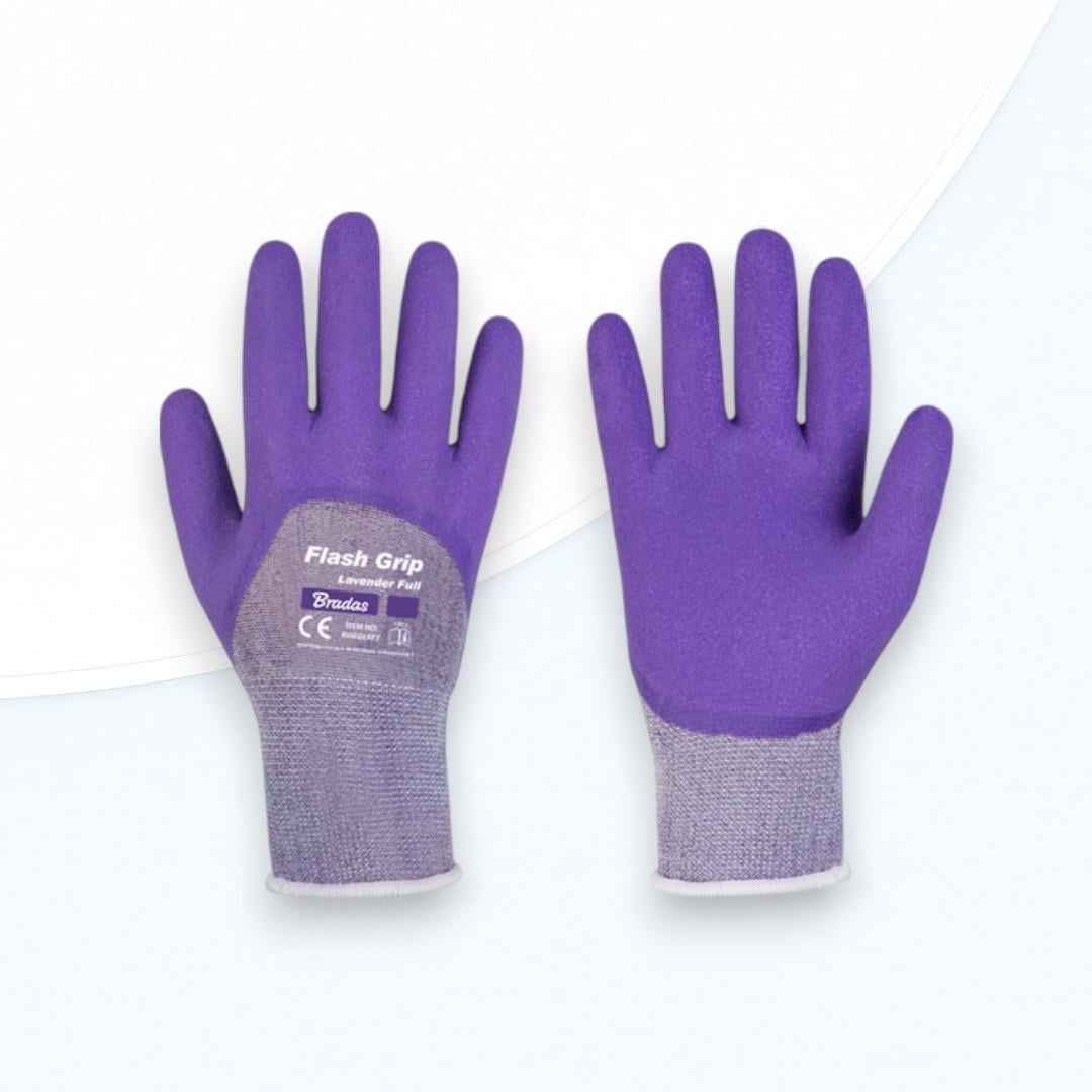 Перчатки защитные Bradas FLASH GRIP FULL р. 6 Lavender (2382836244)