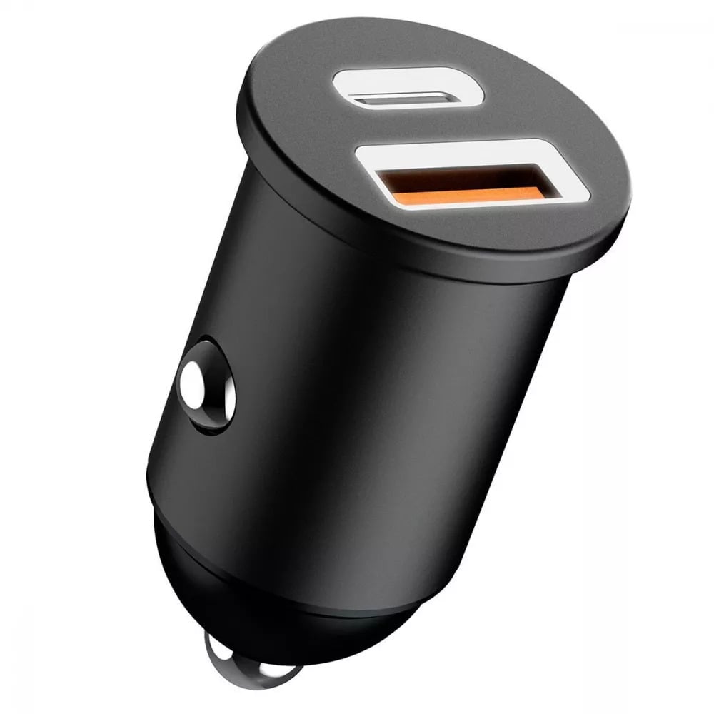 Зарядний пристрій в автомобіль Proove Tiny 30 Вт Type‑C/USB Чорний (27317025) - фото 2