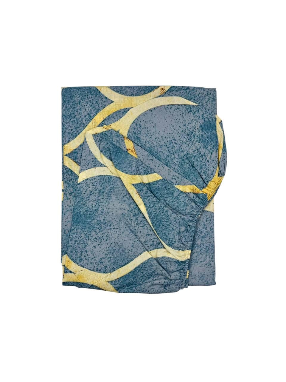 Простыня Волны на резинке бязь голд 180х200 см (G-14-013/x180) Простыня Волны на резинке бязь голд 180х200 см (G-14-013/x180)