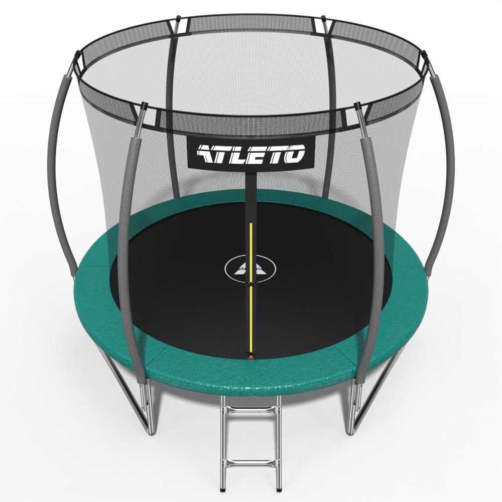 Батут детский Atleto с внутренней сеткой и стремянкой 252 см Зеленый (21000803) - фото 2 Батут детский Atleto с внутренней сеткой и стремянкой 252 см Зеленый (21000803) - фото 2