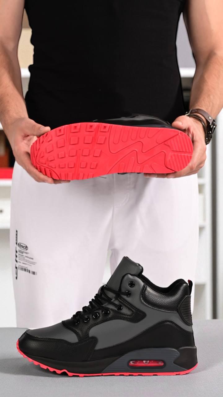 Черевики чоловічі KMB A802-7L зимові р. 45 Сірий (30155745) - фото 4