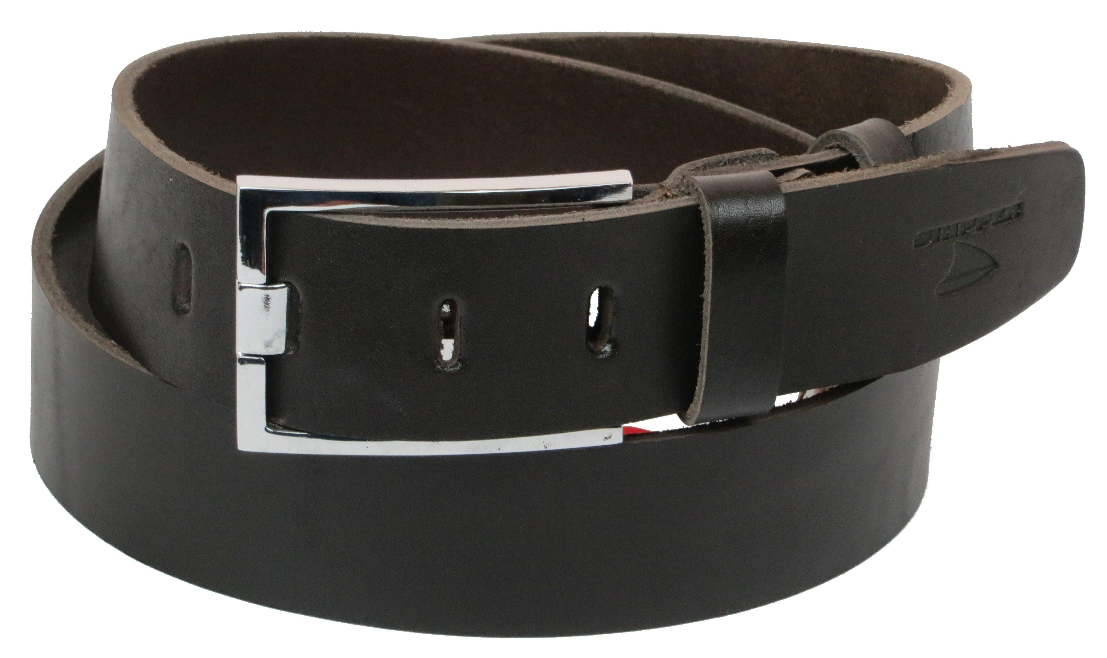 Ремень мужской Skipper кожаный Коричневый (1180-45) Ремень мужской Skipper кожаный Коричневый (1180-45)