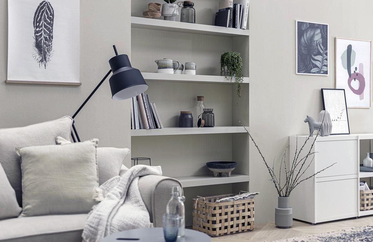 Полка Лайн Inteo 1000х200х50 мм Серый платиновый - фото 2 Полка Лайн Inteo 1000х200х50 мм Серый платиновый - фото 2