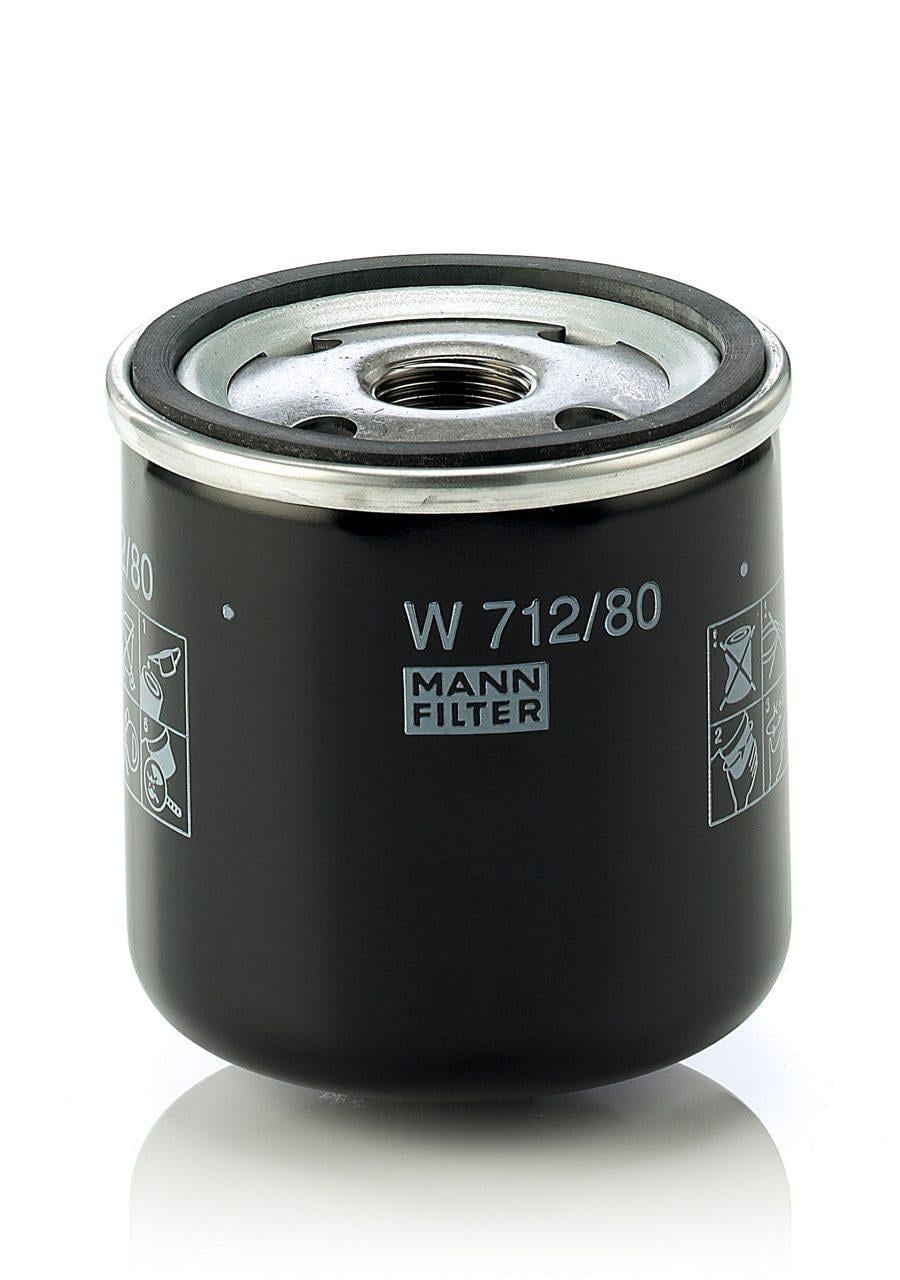 Фильтр смазки Mann-Filter (W712/80) Фильтр смазки Mann-Filter (W712/80)