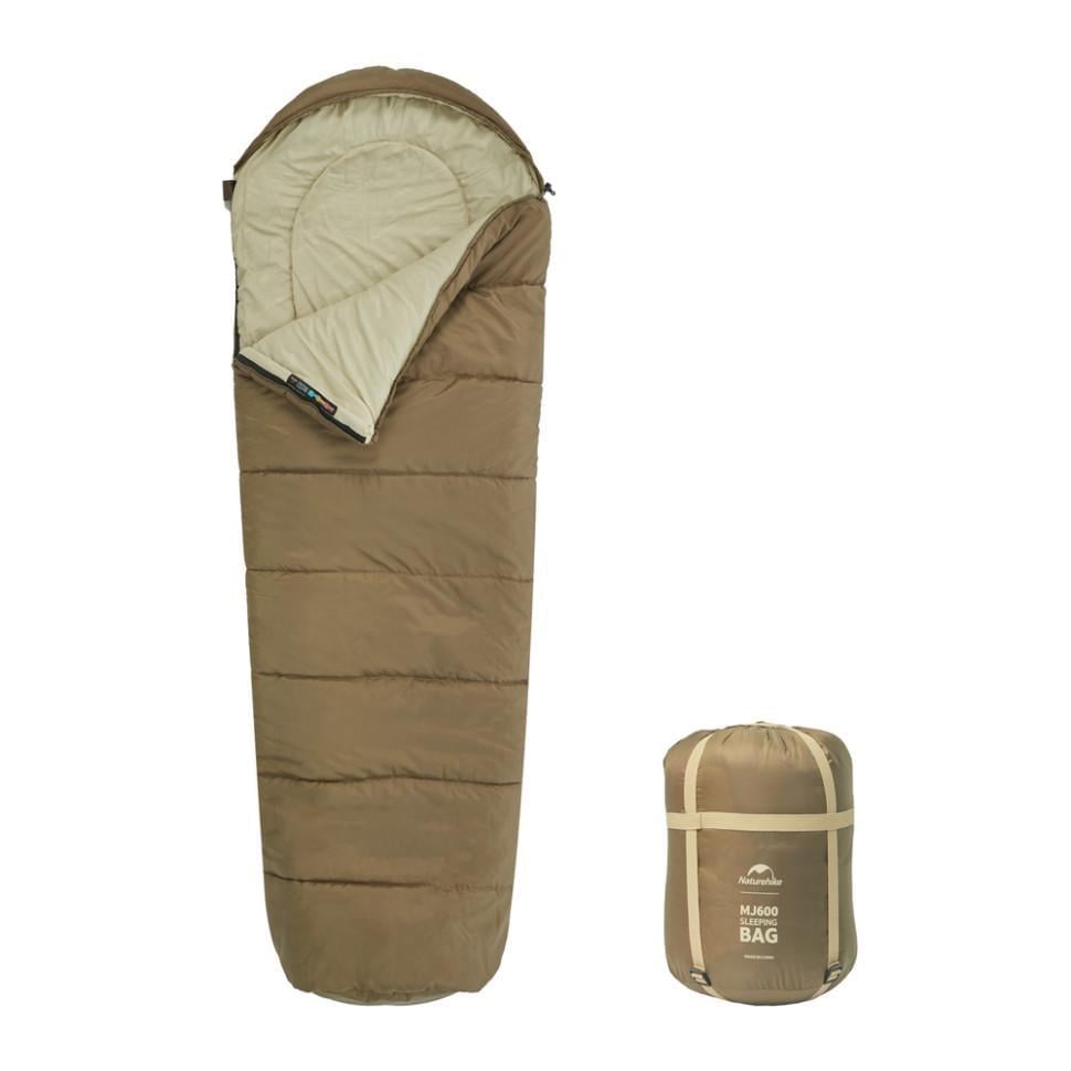 Спальник з капюшоном Naturehike MJ600 CNK2300SD014 Коричневий