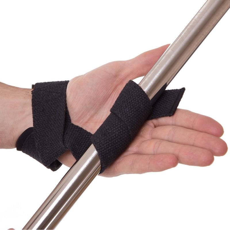 Лямки для тяги Zelart SB-167065 полиэстер 52х3,8 см 2 шт. Черный (SB-167065) - фото 2