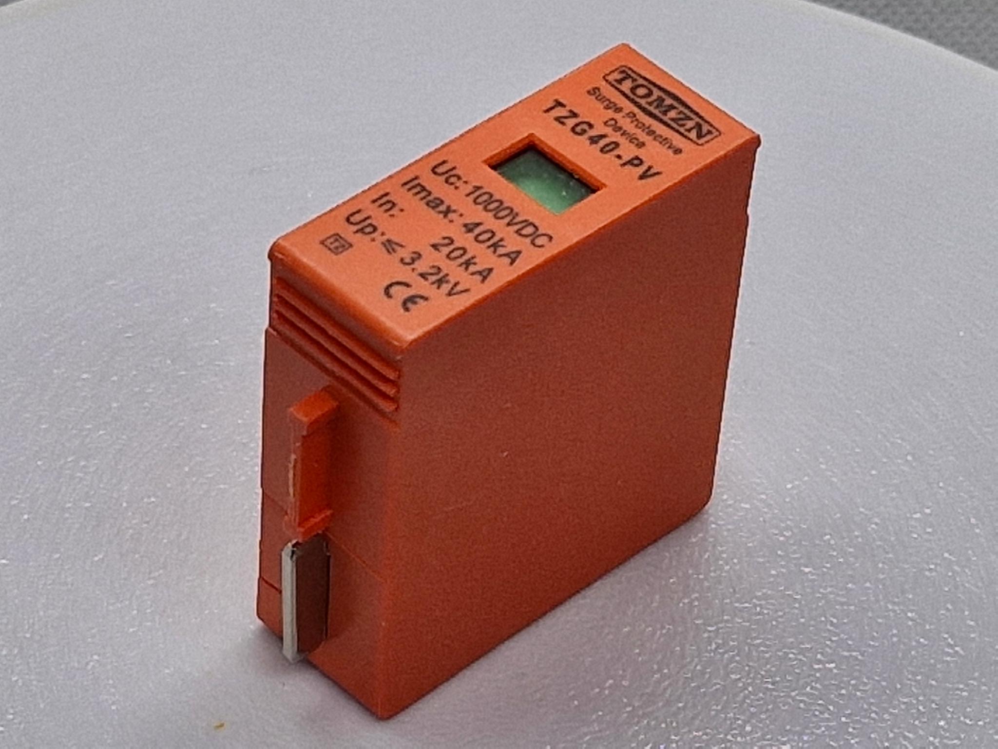 Вставка-вкладиш ПЗІП 1000V DC TOMZN TZG40-PV 20-40KA блискавкозахист розрядник ПЗІП для сонячних панелей PV SPD постійного струму УЗІП - фото 11 Вставка-вкладиш ПЗІП 1000V DC TOMZN TZG40-PV 20-40KA блискавкозахист розрядник ПЗІП для сонячних панелей PV SPD постійного струму УЗІП - фото 11