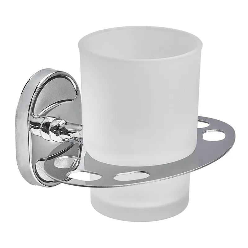 Стакан для зубних щіток Zerix AFB-0106-1 ZX5057 Хром (272535)