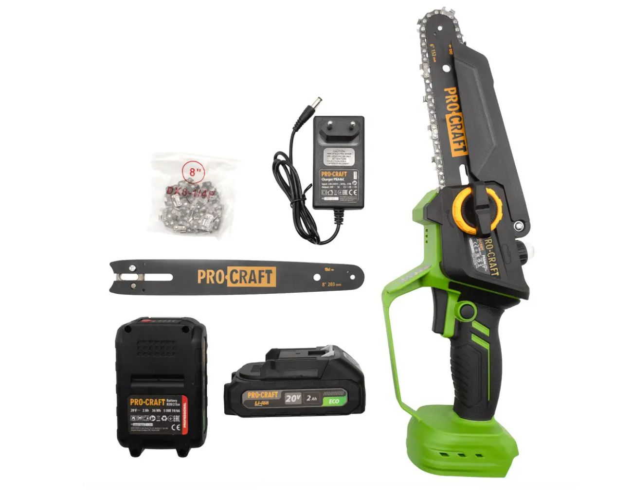 Электропила-мини аккумуляторная Procraft PKA46 2 аккумулятора/Кейс (2539835818)