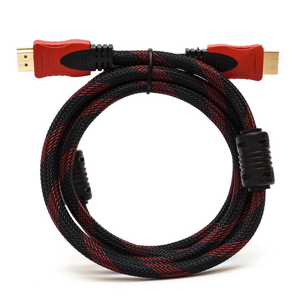 Кабель Rias HDMI-HDMI v1,4 1,5 м Black/Red (3_1920) - фото 1