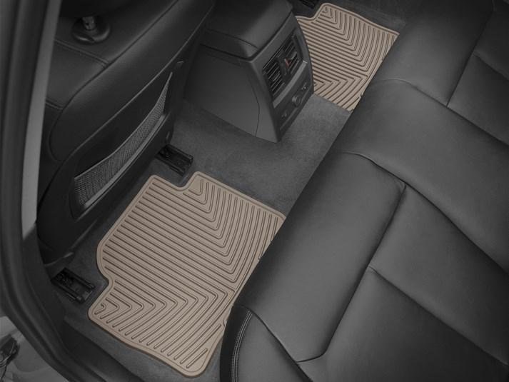 Коврики автомобильные задние резиновые WeatherTech W268TN BMW 3-Series/F30 2012-2019 Бежевый (1185135568)