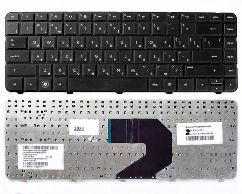 Клавіатура HP для ноутбуків Pavilion G4-1000, G6-1000, 250 G1, 255 G1, Presario CQ43, CQ57, CQ58, HP 2000, 630, 650 Чорний (10064)