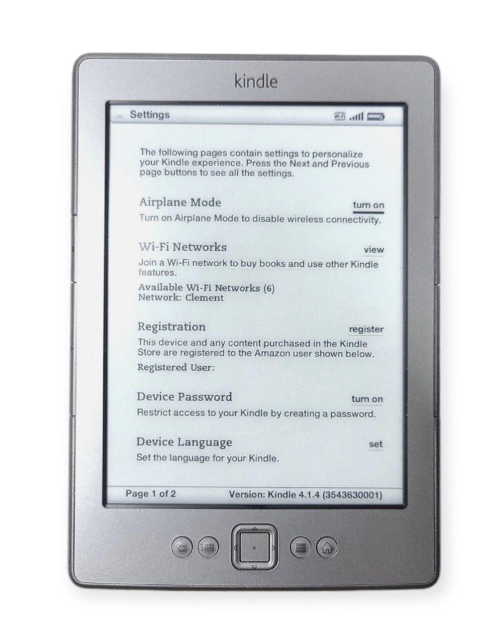 Електронна книга Amazon Kindle 5th GEN Wi-Fi Refurbished Grey - фото 4