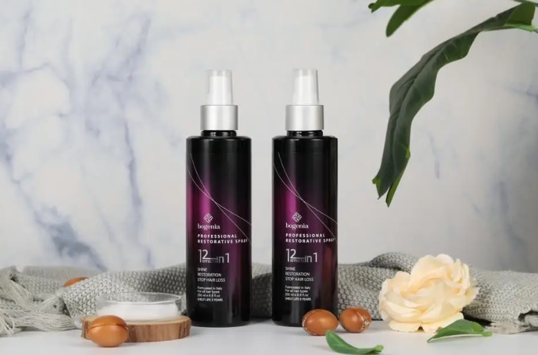 Набор косметики Bogenia Professional Hair Marula Oil спрей/шампунь/масло/маска/термозащита (1907368454) - фото 6