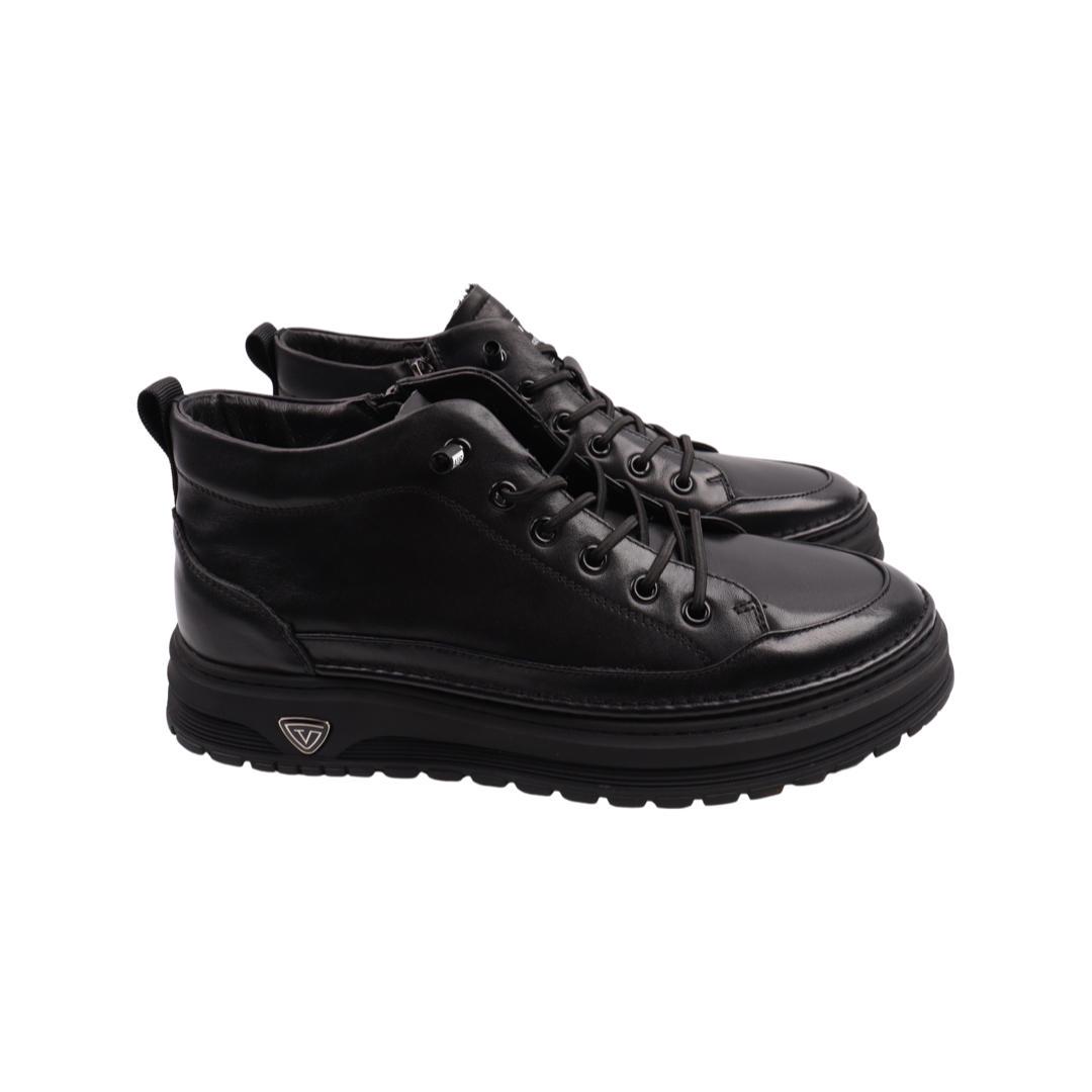 Ботинки мужские Li Fexpert натуральная кожа р. 41 Черный (1051-22DHC)