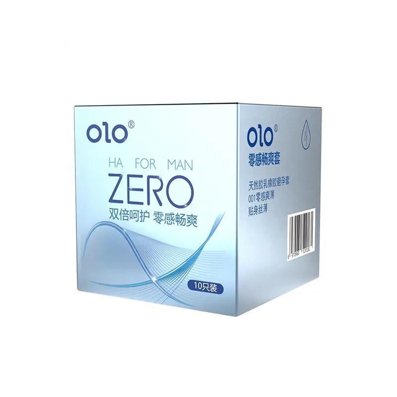 Презервативы OLO ZERO с гиалуроновой кислотой 10 шт. (ZERO_OLO-001-12)