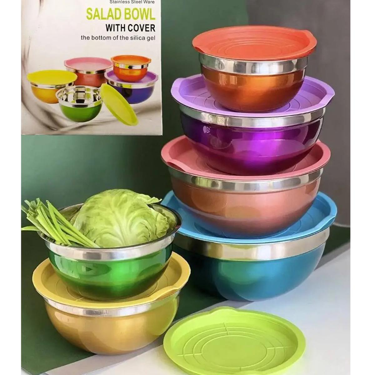 Набор салатниц Salad Bowl 6 шт. (9032)