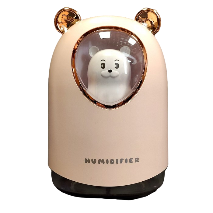 Увлажнитель воздуха Humidifier H20 8023 Bear с подсветкой Розовый (10440690)