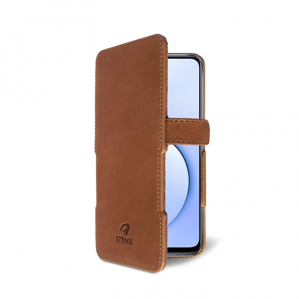 Чехол книжка Stenk Prime для Realme X50 5G Коричневый (67511)
