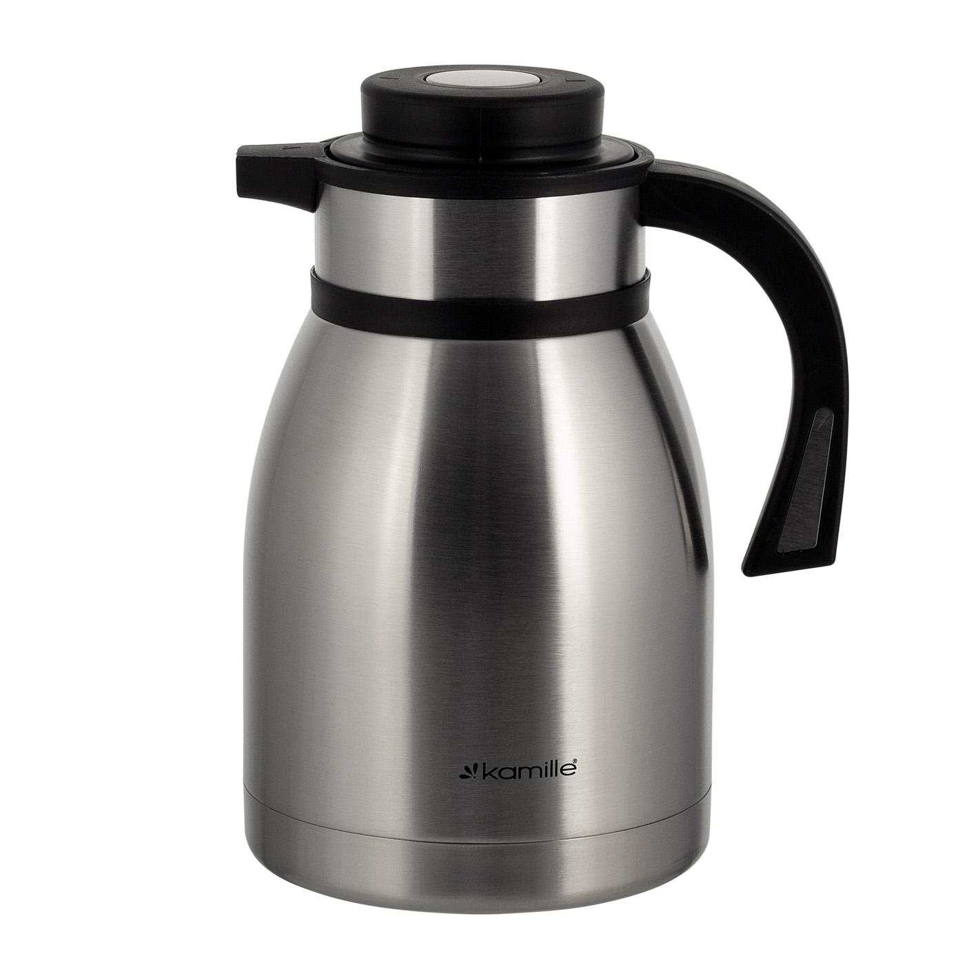 Термос конференция Kamille KM-2221 из нержавеющей стали 1500 мл с пластиковой крышкой и ручкой Сталь (150-84-2221) - фото 10 Термос конференция Kamille KM-2221 из нержавеющей стали 1500 мл с пластиковой крышкой и ручкой Сталь (150-84-2221) - фото 10