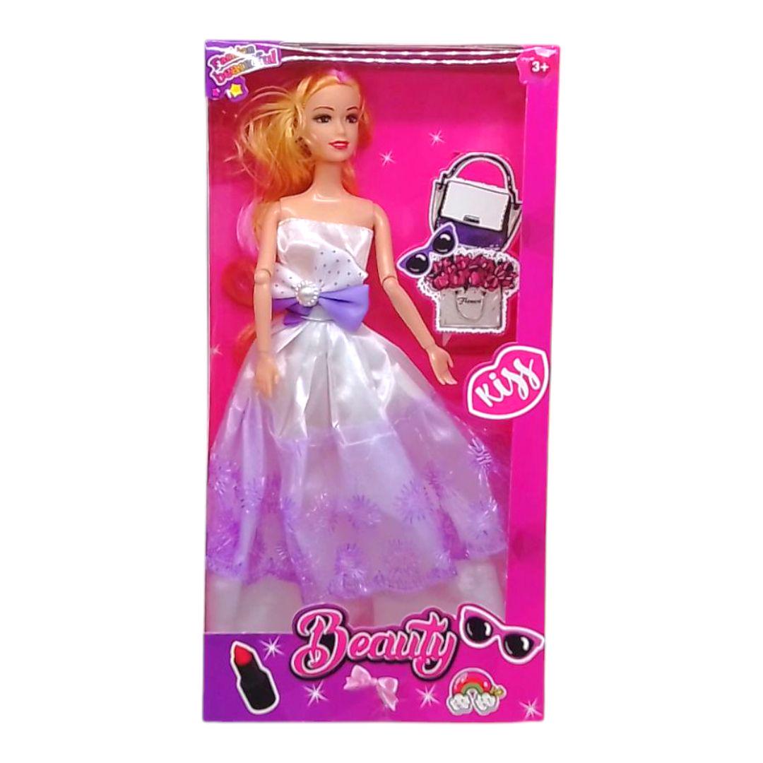 Кукла Beauty в платье 29 см Сиреневый (258861)