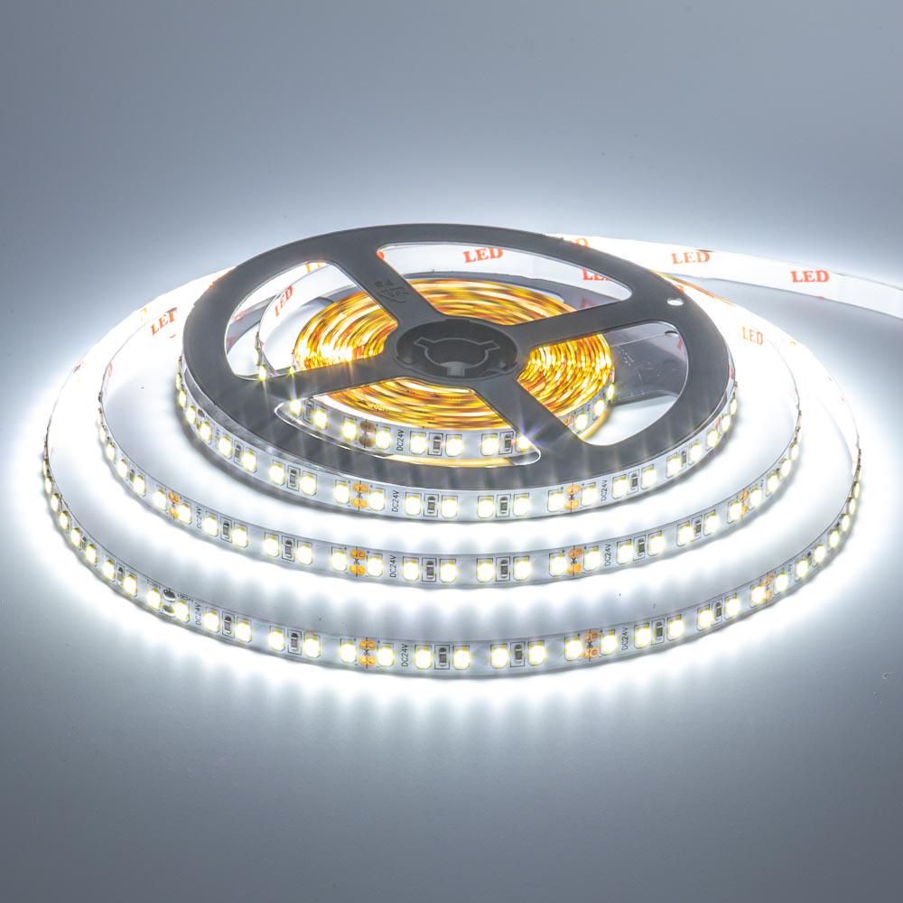 Светодиодная лента SMD2835 24 V AVT 120 LED/м IP20 5 м Холодный белый
