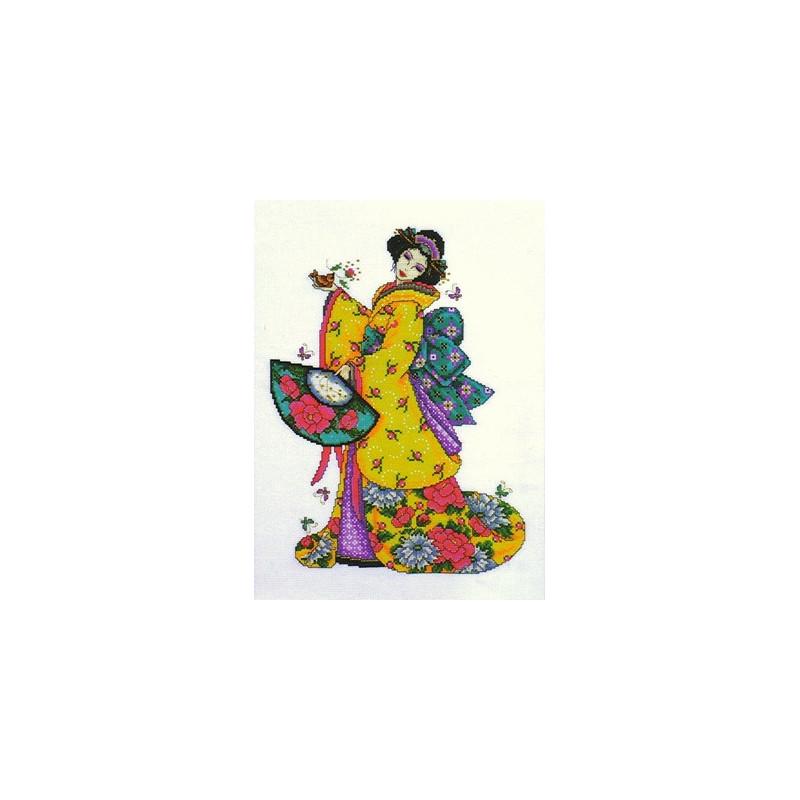 Набор для вышивания крестиком Design Works 2710 Golden Geisha (371) Набор для вышивания крестиком Design Works 2710 Golden Geisha (371)
