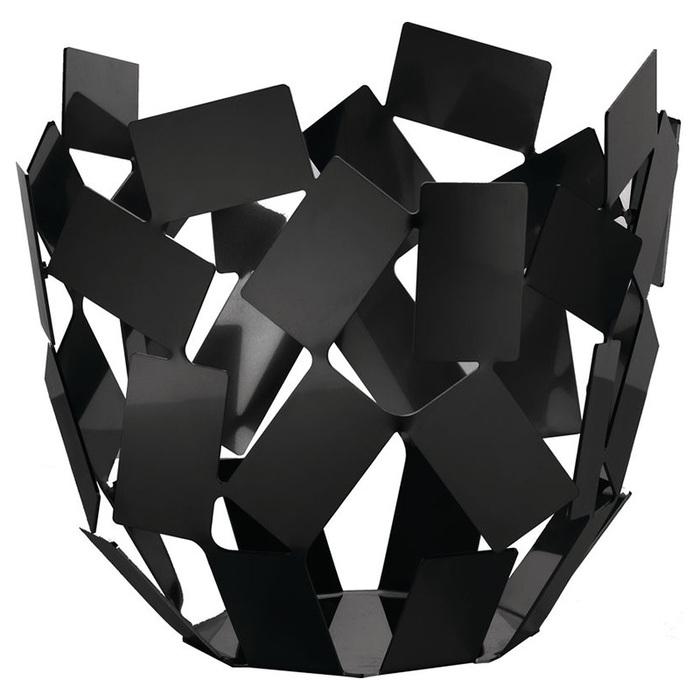 Ваза для фруктів Alessi Scirocco 22,6x19,3 см Чорний (2522585)