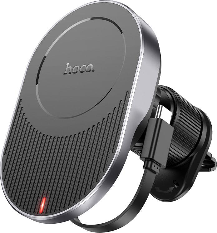 Автодержатель магнитный Hoco HW12 с беспроводным зарядным устройством (36448) Автодержатель магнитный Hoco HW12 с беспроводным зарядным устройством (36448)