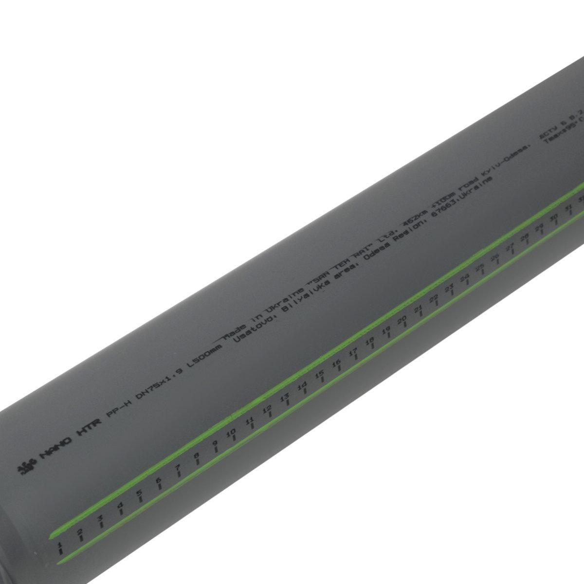 Труба внутрішня ASG HTR Ф 75 мм x 0,5 м (SW-78826) - фото 4 Труба внутрішня ASG HTR Ф 75 мм x 0,5 м (SW-78826) - фото 4