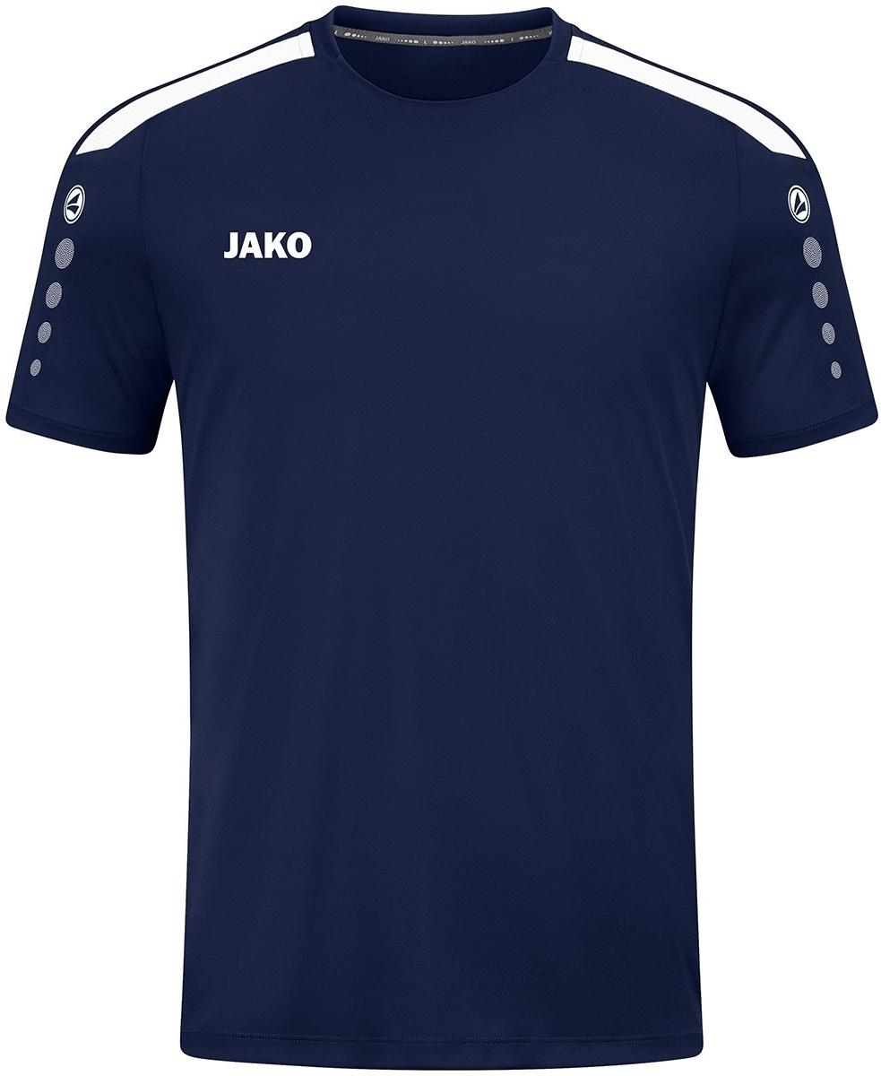 Футболка джерси Jako POWER S/S 4223-900 140 см Темно-синий/Белый
