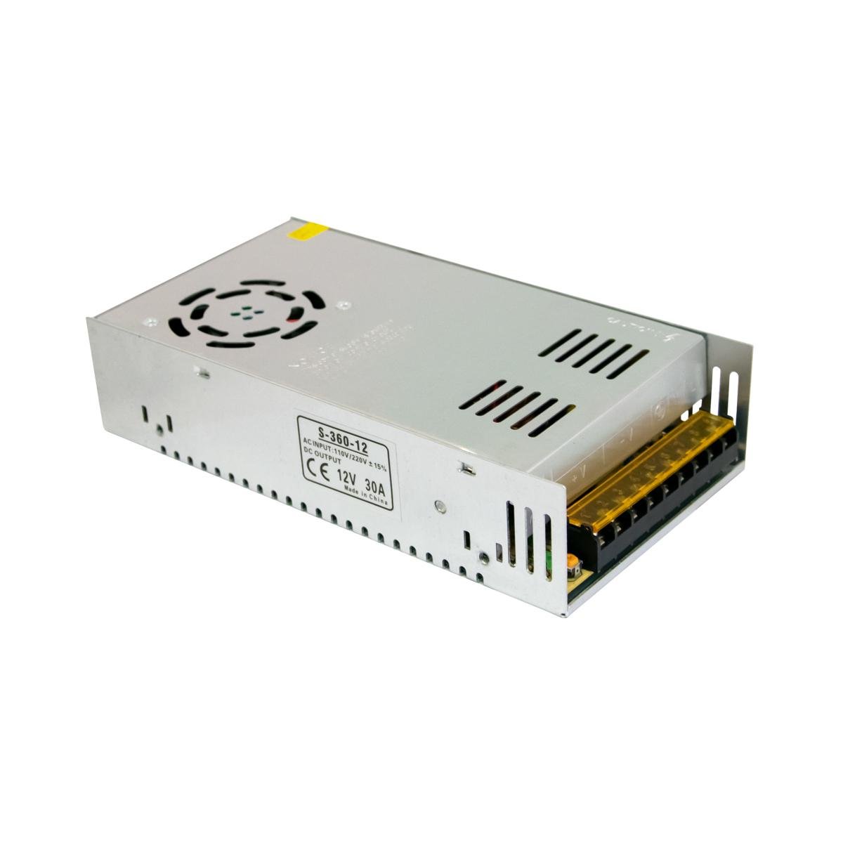 Блок живлення імпульсний Power Supply AC-DC S-360-12 12 V 30 A 360 Вт Silver (1009898) - фото 5