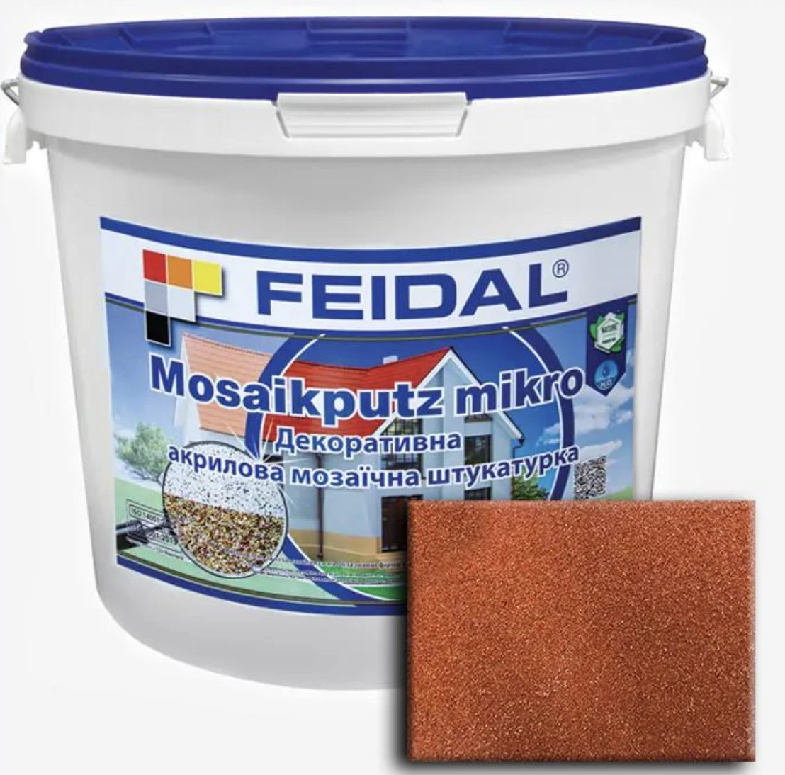 Декоративная штукатурка мозаичная акриловая Feidal Mosaikputz mikro M11 15 кг (1886455845)