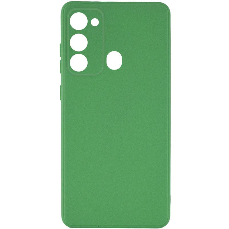 Противоударный силиконовый чехол Candy Full Camera для Tecno Spark Go 2022 (KG5m) / Spark 8C Зеленый / Green