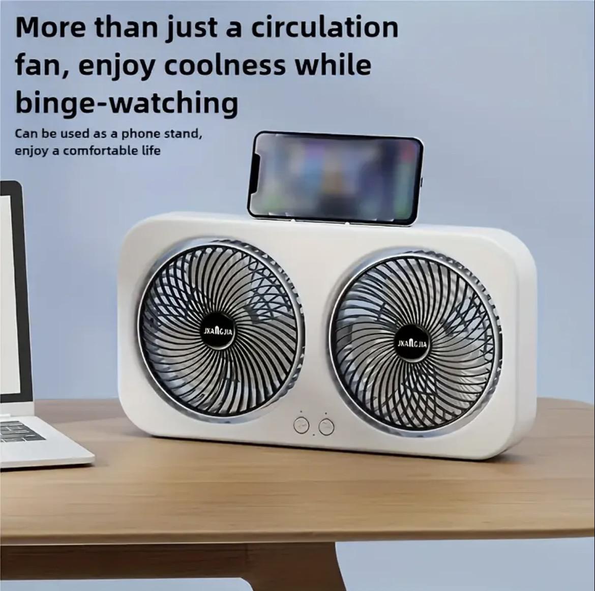 Вентилятор настільний AND LY-879 з інноваційною системою подвійного потоку повітря та ефективною циркуляцією (6-18-2054124) - фото 4 Вентилятор настільний AND LY-879 з інноваційною системою подвійного потоку повітря та ефективною циркуляцією (6-18-2054124) - фото 4