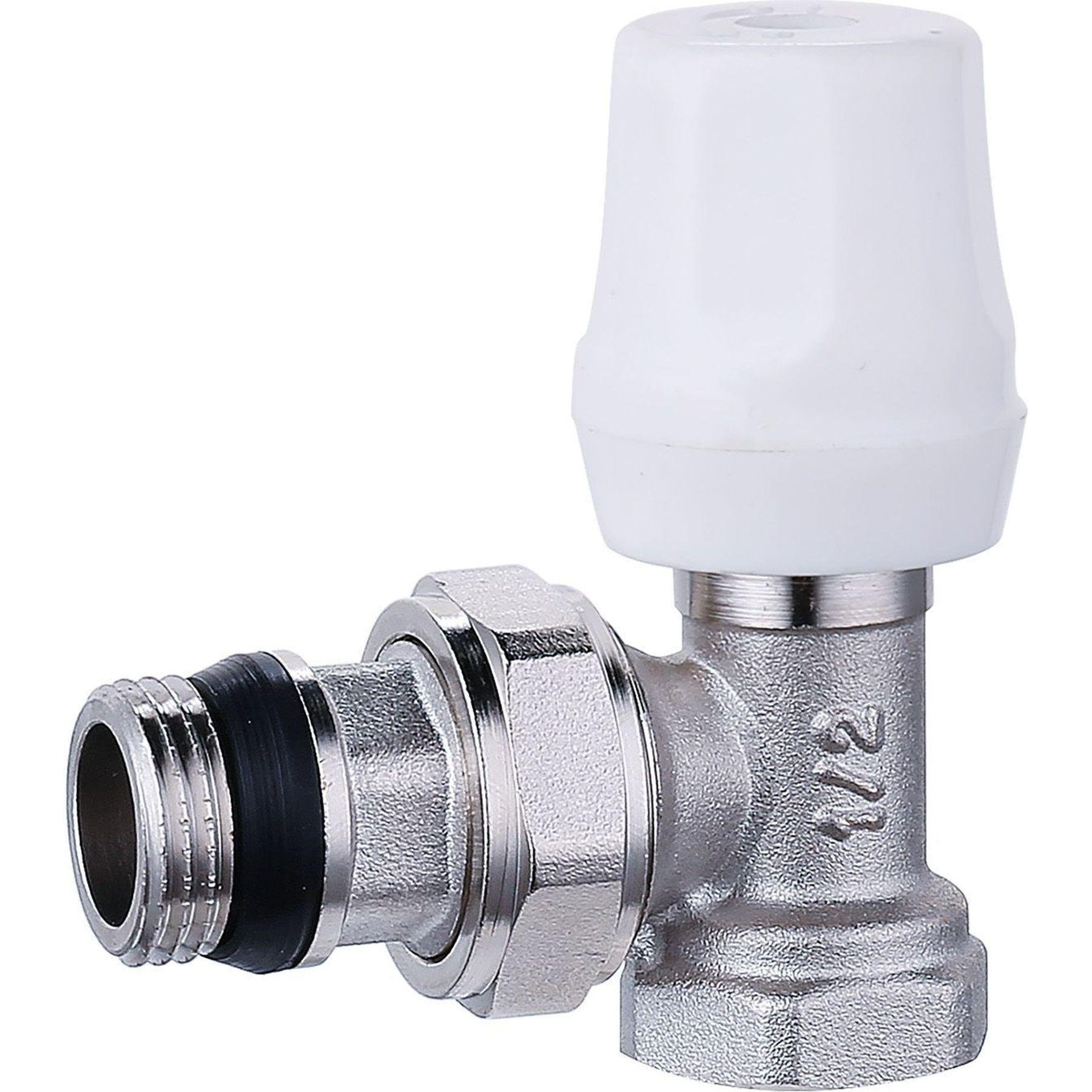 Кран для радиатора угловой Q PROFESSIONAL NV-QP5005 вентильный с уплотнителем 1/2" (000023478) - фото 1 Кран для радиатора угловой Q PROFESSIONAL NV-QP5005 вентильный с уплотнителем 1/2" (000023478) - фото 1