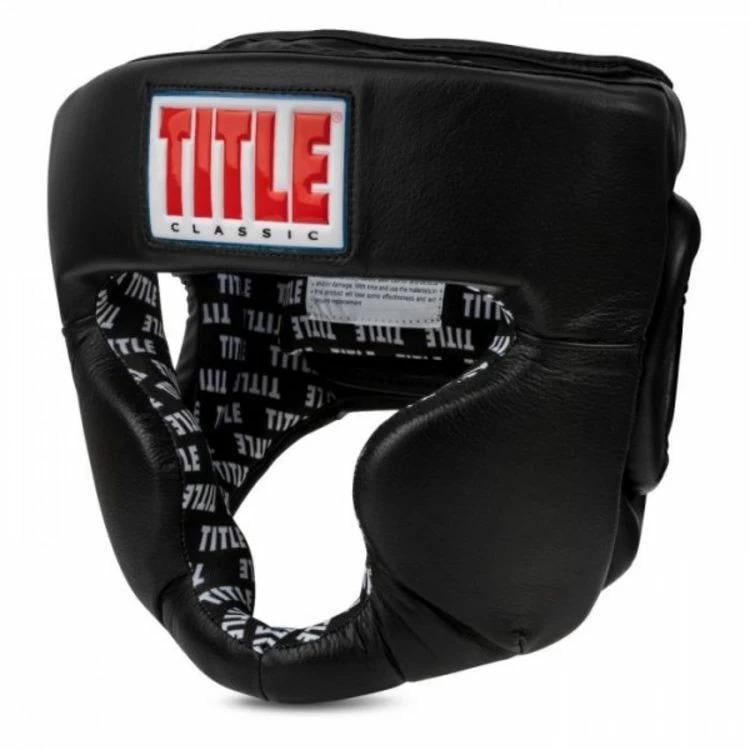 Боксерський шолом TITLE Classic Full Coverage Training Headgear 2.0 M Black (CPHGF2 M BK)