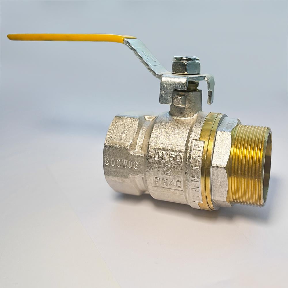 Кран кульовий для газу SANTAN Professional 605 2" зовнішній-внутрішній Жовтий (69319) - фото 4 Кран кульовий для газу SANTAN Professional 605 2" зовнішній-внутрішній Жовтий (69319) - фото 4