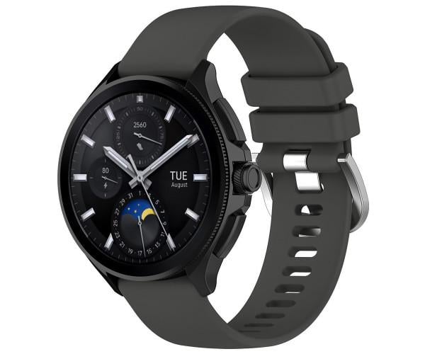 Ремешок Silicone для смарт-часов Amazfit Bip 6 22 мм Серый