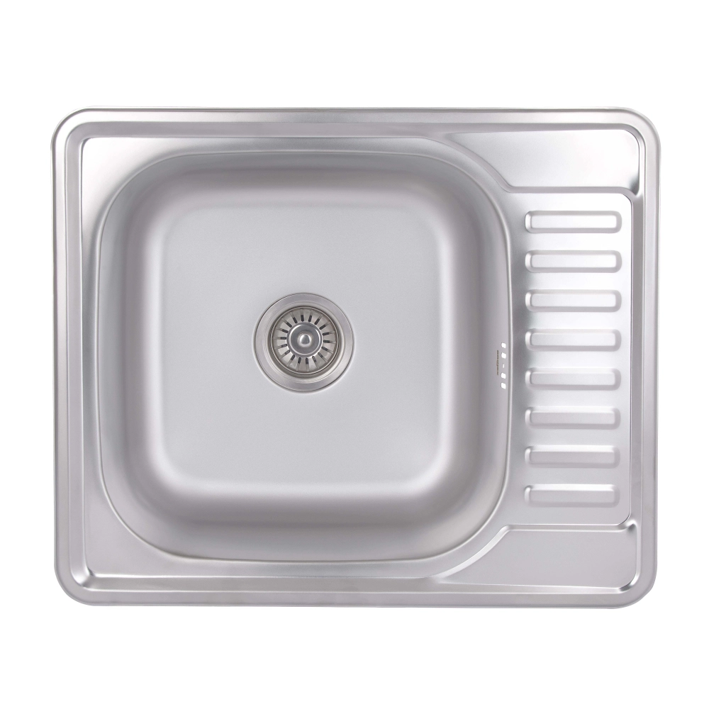Мийка для кухні врізна Brinex 5848 Satin 0,8 мм (47967)