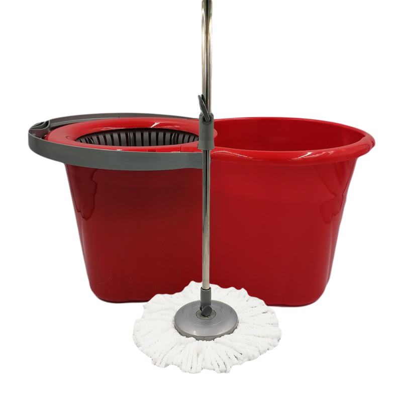 Набор для уборки Planet Spin Mop Mini 14 л Красный (12514) - фото 4 Набор для уборки Planet Spin Mop Mini 14 л Красный (12514) - фото 4