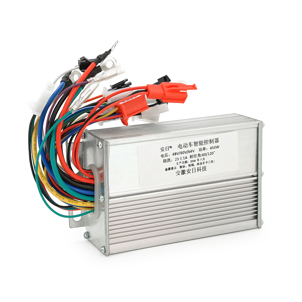 Контроллер управления для безщеточного двигателя электротранспорта 48V/60V/64V 450W 25A (YUT_V10548)
