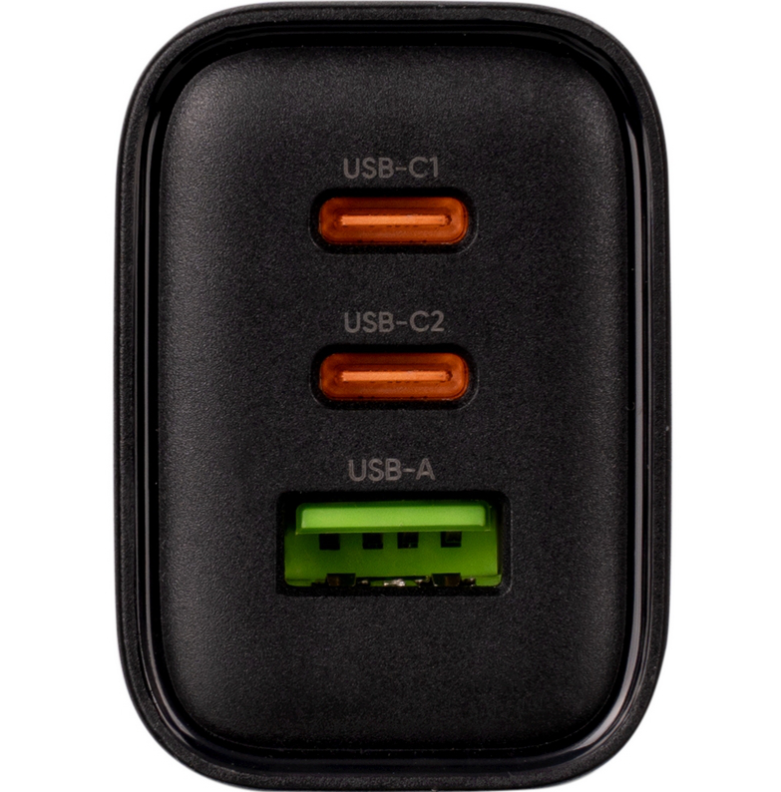 Зарядний пристрій мережевий Gelius Power Pulse GP-HC057 65W USB/2Type-C Black (QC/PD/PPS) - фото 6 Зарядний пристрій мережевий Gelius Power Pulse GP-HC057 65W USB/2Type-C Black (QC/PD/PPS) - фото 6