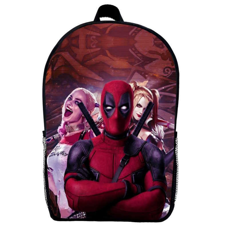Школьный рюкзак детский с принтом Deadpool 05 29х21х9 см 5 л Черный (2399980123) Школьный рюкзак детский с принтом Deadpool 05 29х21х9 см 5 л Черный (2399980123)