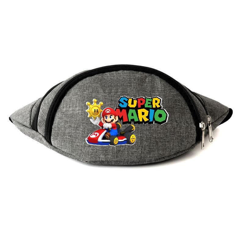 Поясная сумка-бананка Cappuchino toys Супер братья Марио OB-SM-07 Серый (1654042740)